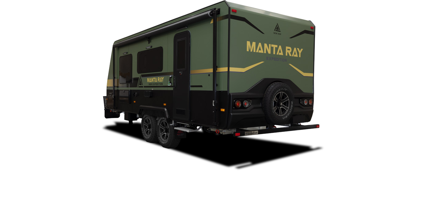 Manta Ray 19 Ft Expedition Rear 3/4